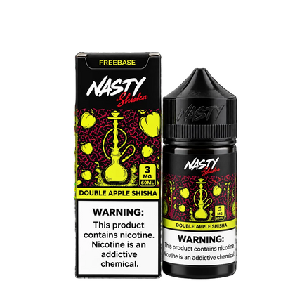 Nasty Shisha Double Apple Freebase Fast vape Delivery