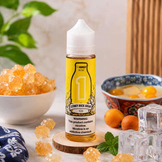 Number 1 Iced Sydney Rock Sugar - By Number E liquid 60ml Vape Same Day Delivery Dubai