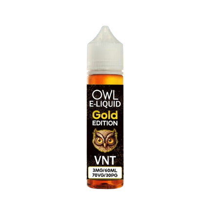 Owl Golden Edition VNT E-Liquid 60ml Vape Same Day Delivery Abu Dhabi & Dubai