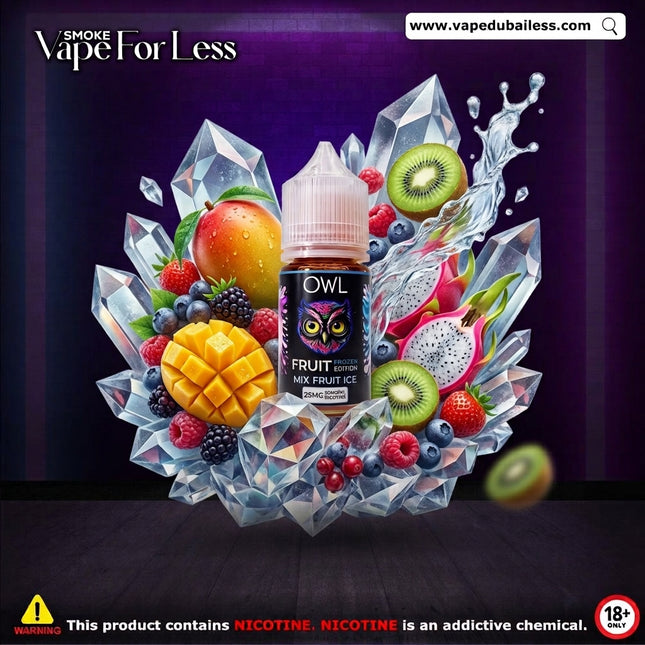 Owl Mix Fruit Ice SaltNic-Vape Delivery UAE