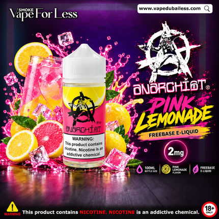 Pink Lemonade Anarchist Freebase ELiquid 100ml - Fast Vape Delivery UAE