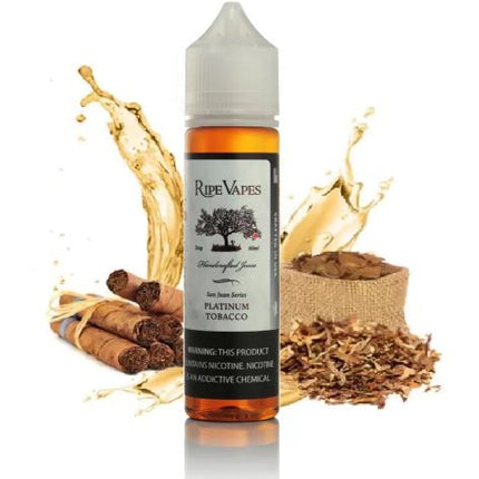 Ripe Vapes Platinum Tobacco 60ml – San Juan Tobacco E-Liquid