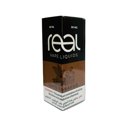 REAL VAPE NUTS TOBACCO Saltnic 30ml