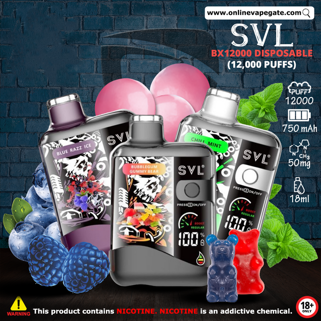 SVL BX12000 Disposable Vape (12,000 Puffs )