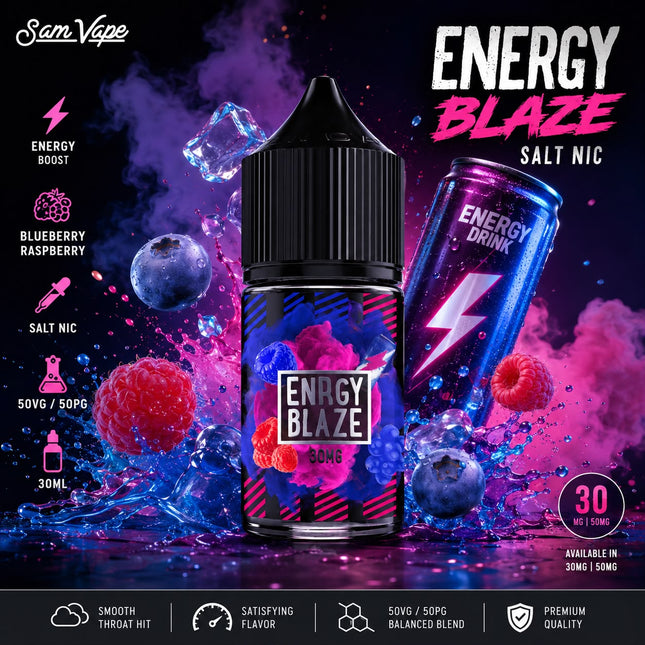 Sam Vape Enrgy Blaze Saltnic Best Shop in UAE 2025