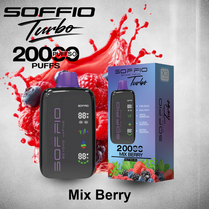 Soffio Turbo Disposable Vape (20,000 Puffs)