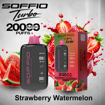 Soffio Turbo Disposable Vape (20,000 Puffs) Vape Online Offer Ruwais UAE KSA