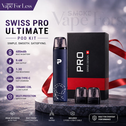 Swiss Pro Ultimate Pod Kit Same Day Delivery Abu Dhabi Dubai