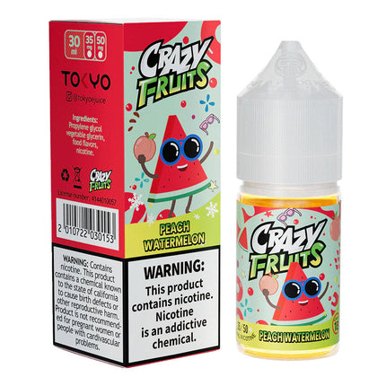 Tokyo Crazy Fruits Peach Watermelon Saltnic 30ml