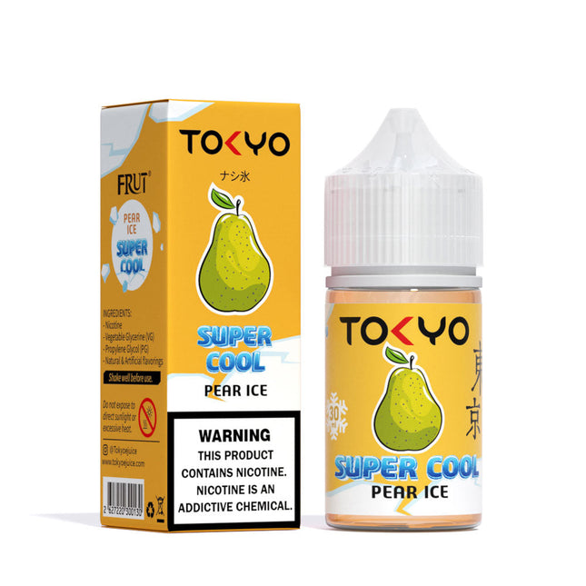 Tokyo Super Cool Pear Ice Saltnic 30ml Vape For Less Tokyo Super Cool Pear Ice Saltnic 30ml Vape For Less