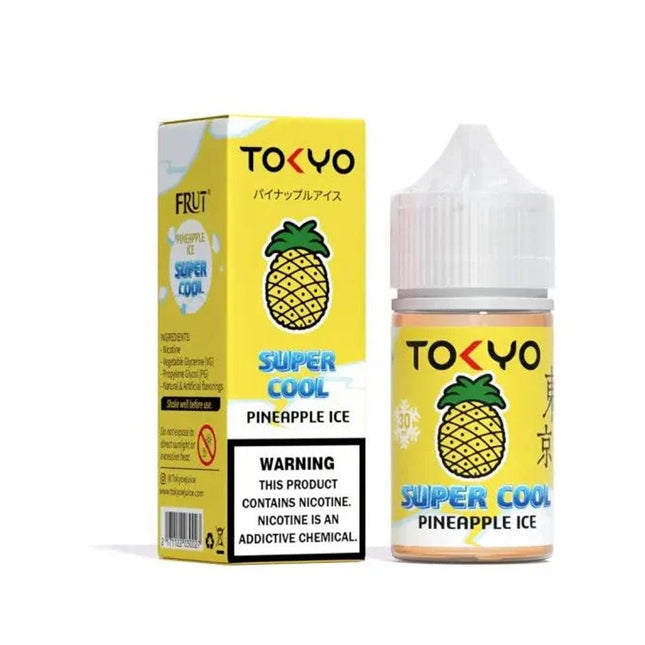 Tokyo Super Cool Pineapple Ice Saltnic Next Day Vape Delivery in Sharjah