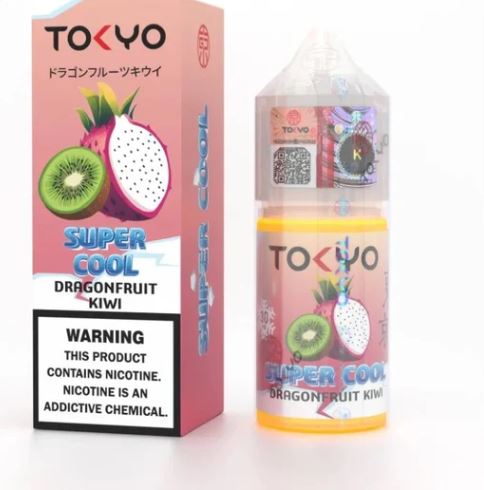 Tokyo Super Cool Dragonfruit Kiwi Saltnic 30ml Vape Online Offer Ruwais