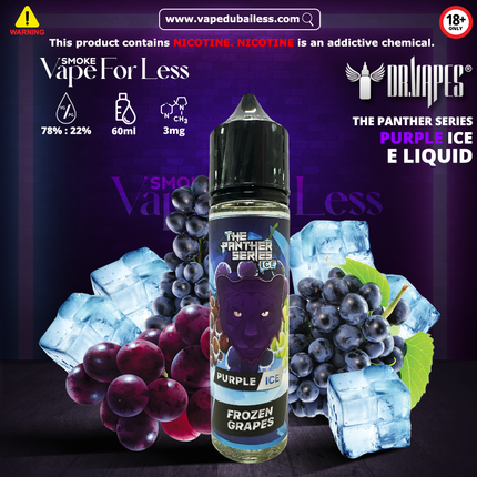 Purple Ice - The Panther Series Ice E Liquid by Dr. Vapes Online Order Al Ain