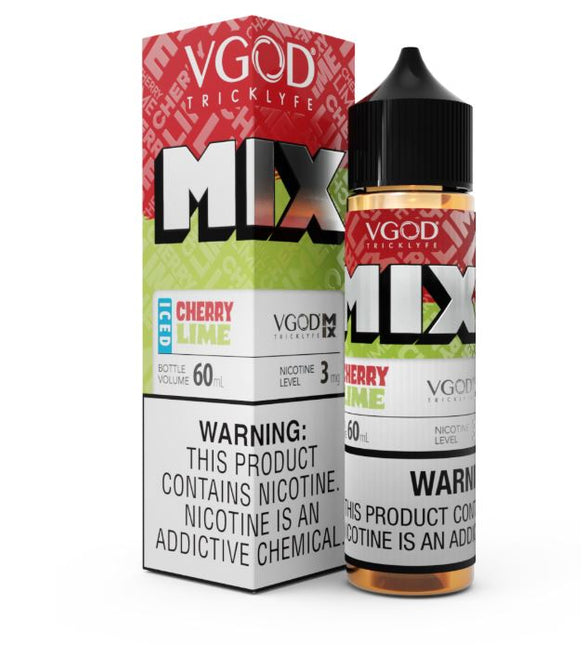 VGOD Iced Cherry Lime E-Liquid 60ml  - Fast vape Delivery UAE