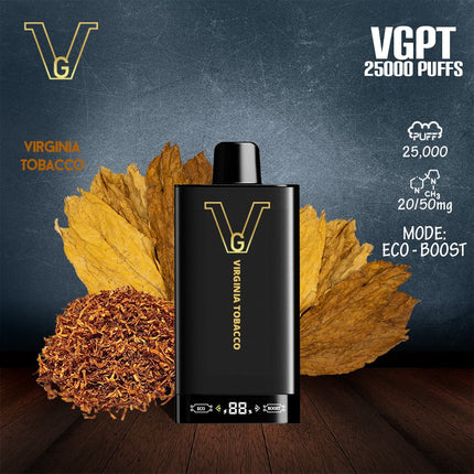 VGPT 25K Disposable Vape (25,000 Puffs) Vape Sharjah Dutyfree 2025