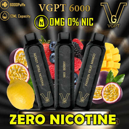 VGPT 6000 Disposable Vape Zero Nicotine Disposable Vape Vape Delivery Dubai