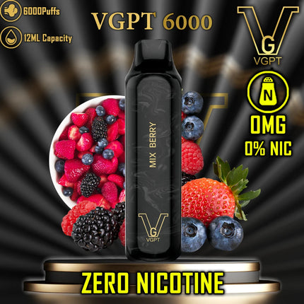 VGPT 6000 Disposable Vape Zero Nicotine Disposable Vape Delivery Abu Dhabi