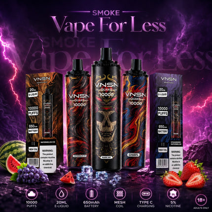 VNSN Quake Disposable Vape 10000 Puffs Vape Offer Online Dubai
