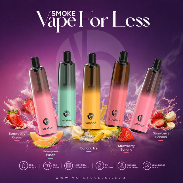 Vabeen Plum Disposable Vape (5,000 Puffs) Best Vape Shop Delivery in Sharjah