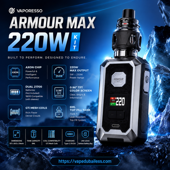 Vaporesso Armour Max (iTANK T) Vape same day delivery abu dhabi dubai