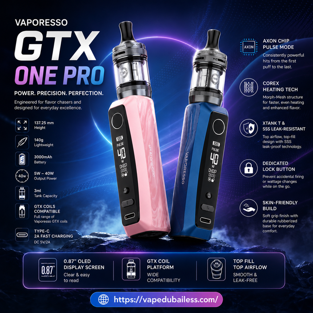 Vaporesso GTX ONE PRO Kit Vape Online Offers Abu Dhabi Dubai 2026