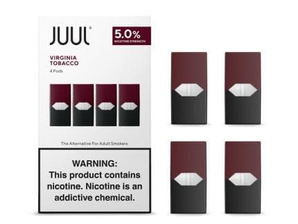 JUUL Virginia Tobacco Pods 5% – Pre-Filled 0.7mL Pods