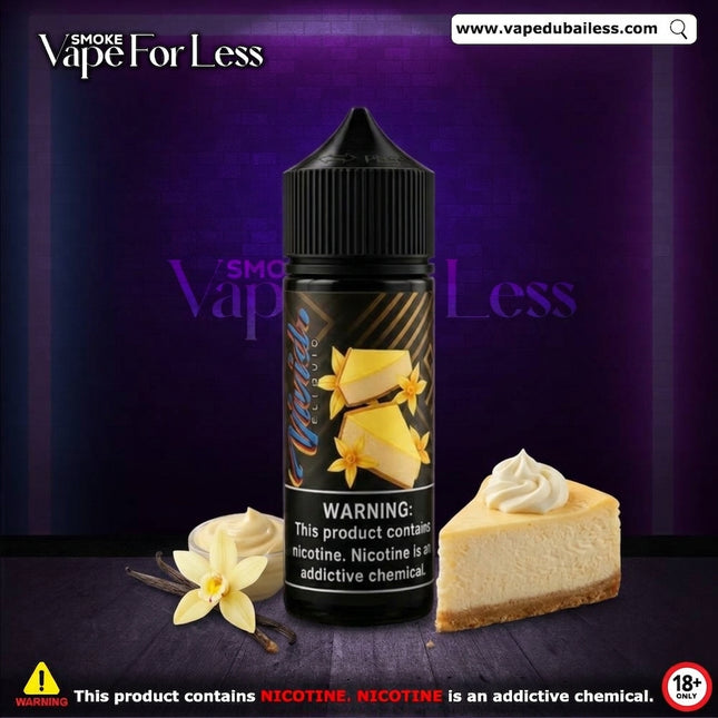 Vivid Vanilla Cheesecak e Dessert E-Liquid - 100ml Vape Shop Abu Dhabi