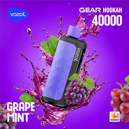 Vozol Gear Hookah Rechargeable Disposable Vape (40,000) Vape Delivery Now