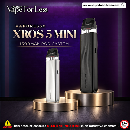 XROS 5 MINI VAPORESSO 1500mAh POD SYSTEM - Fast Vape Delivery UAE