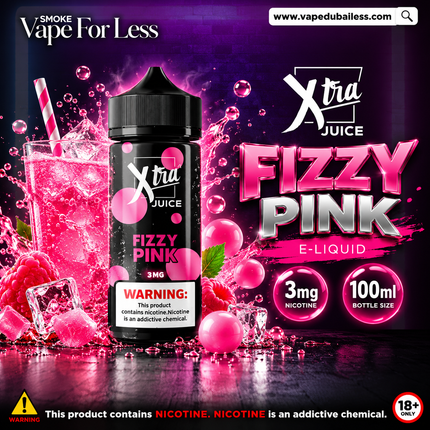 XTRA FIZZY PINK ELIQUID 100ML - Same Day Vape Delivery UAE