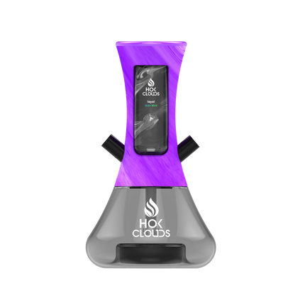 XTRA HOK CLOUDS PORTABLE HOOKAH KIT  Purple - Vape Delivery Abu Dhabi