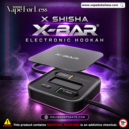  X SHISHA X-BAR ELECTRONIC HOOKAH - Same Day Vape Delivery Dubai