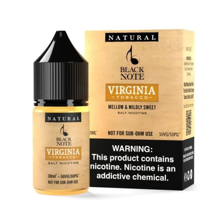 Black Note Virginia Tobacco Salt Nicotine 30ml