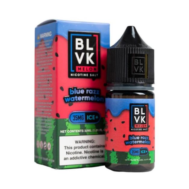 BLVK Melon Blue Razz Watermelon Ice Saltnic Best Vape Disposable 2025