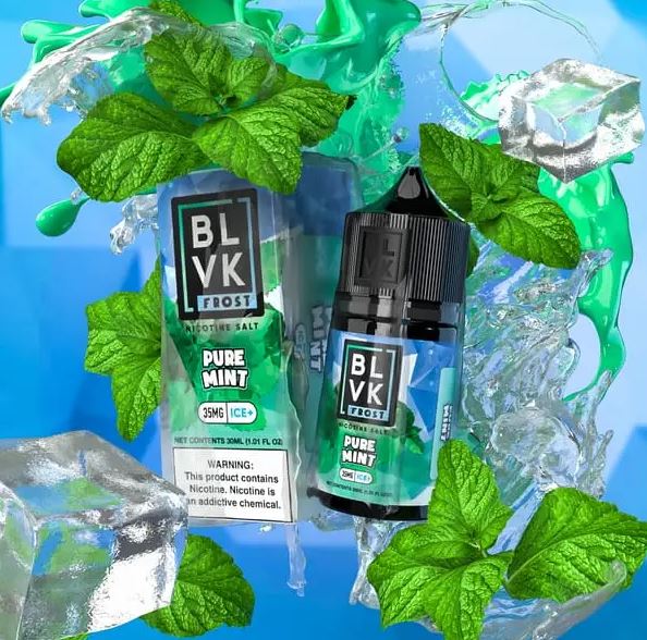 BLVK Frost Pure Mint Ice Saltnic Best Vape Shop in UAE 2025