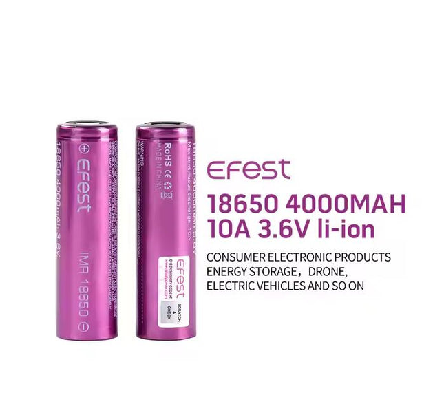 Efest IMR 18650 4000mAh 10A Battery Vape Same Day Delivery Abu Dhabi Dubai