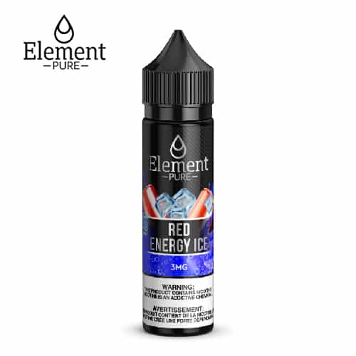 ELEMENT PURE - RED ENERGY ICE ELIQUID (60ML) | Dubai Abu Dhabi KSA  Vape  For Less