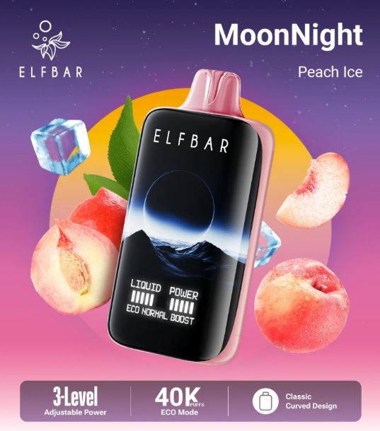 Elf Bar MoonNight Rechargeable Disposable Vape (40,000 Puffs) Same Day Delivery Dubai 2025