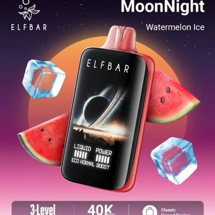 Elf Bar MoonNight Rechargeable Disposable Vape (40,000 Puffs) Vape Discount RUwais