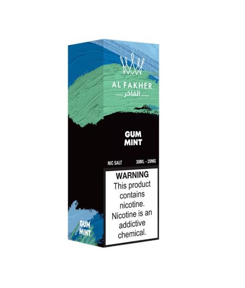 Al Fakher - Gum Mint Saltnic 30ml Vape Delivery Dubai Dutyfree