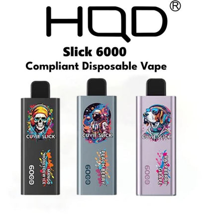 HQD Cuvie Slick Australian Version Disposables Vape (6,000 Puffs) Vape Delivery ABu Dhabi