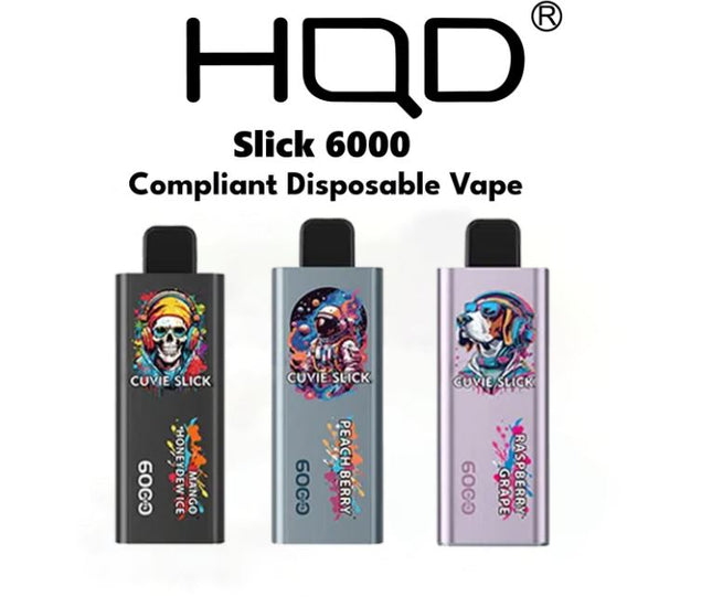 HQD Cuvie Slick Australian Version Disposables Vape (6,000 Puffs) Vape Delivery ABu Dhabi