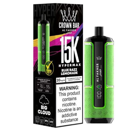 Al Fakher - Crown Bar Hypermax Disposable Vape (15,000 Puffs)