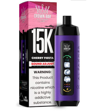 Al Fakher - Crown Bar Hypermax Ice Edition Disposable Vape (15,000 Puffs) Vape Fast Delivery Dubai