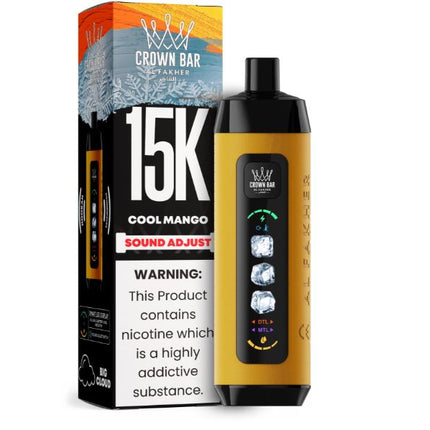 Al Fakher - Crown Bar Hypermax Ice Edition Disposable Vape (15,000 Puffs) Vape Offer Al Ain