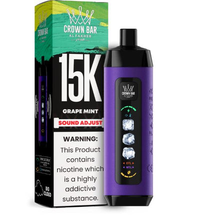 Al Fakher - Crown Bar Hypermax Ice Edition Disposable Vape (15,000 Puffs) Vape Online Sharjah