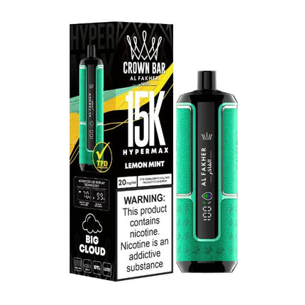 Al Fakher - Crown Bar Hypermax Disposable Vape (15,000 Puffs)