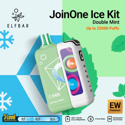 ELF Bar JoinOne Ice Dual-Battery Disposable Vape (25K Puffs)