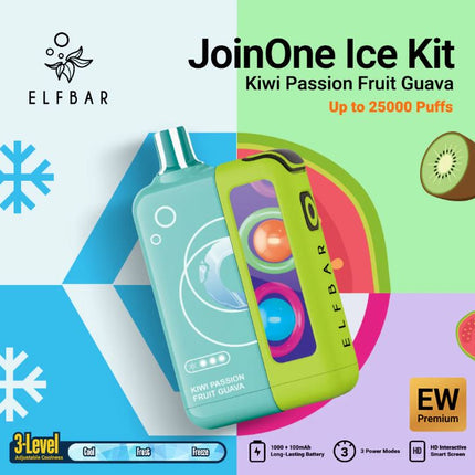 ELF Bar JoinOne Ice Dual-Battery Disposable Vape (25K Puffs)