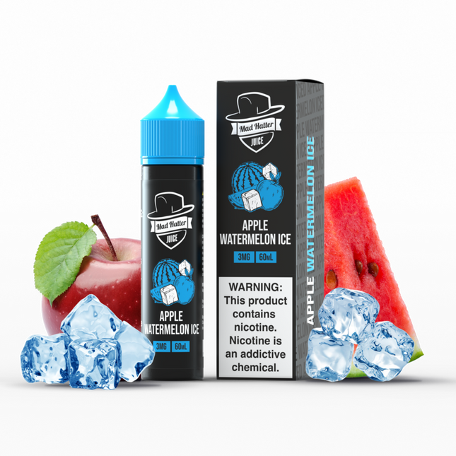 Apple Watermelon Ice - I Love Salts /Mad Hatter Juice Same Day Vape Delivery in Abu Dhabi